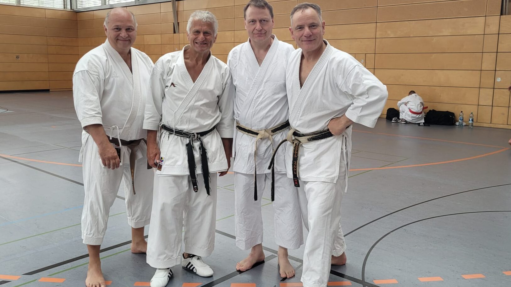 Training der BTS Karate-Abteilung