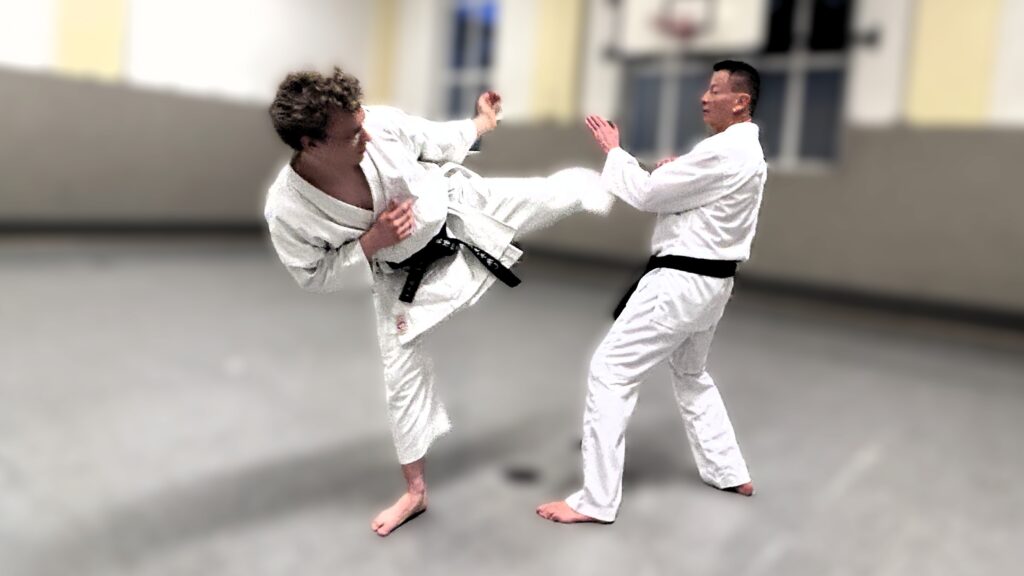Training der BTS Karate-Abteilung
