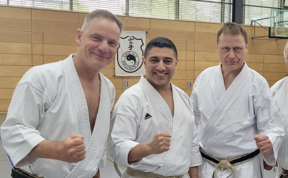 Training der BTS Karate-Abteilung