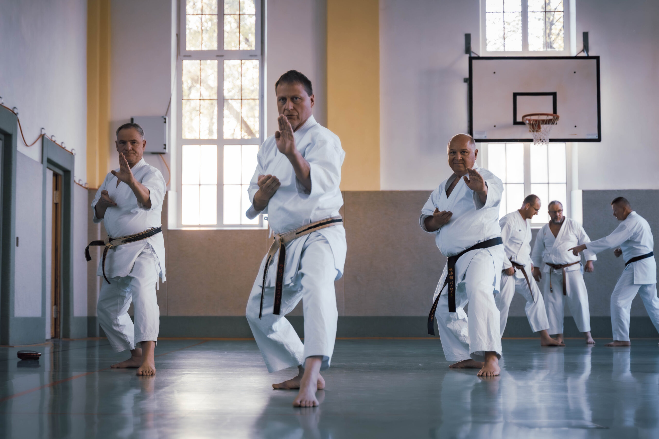 Karate-Training der BTS Bayreuth