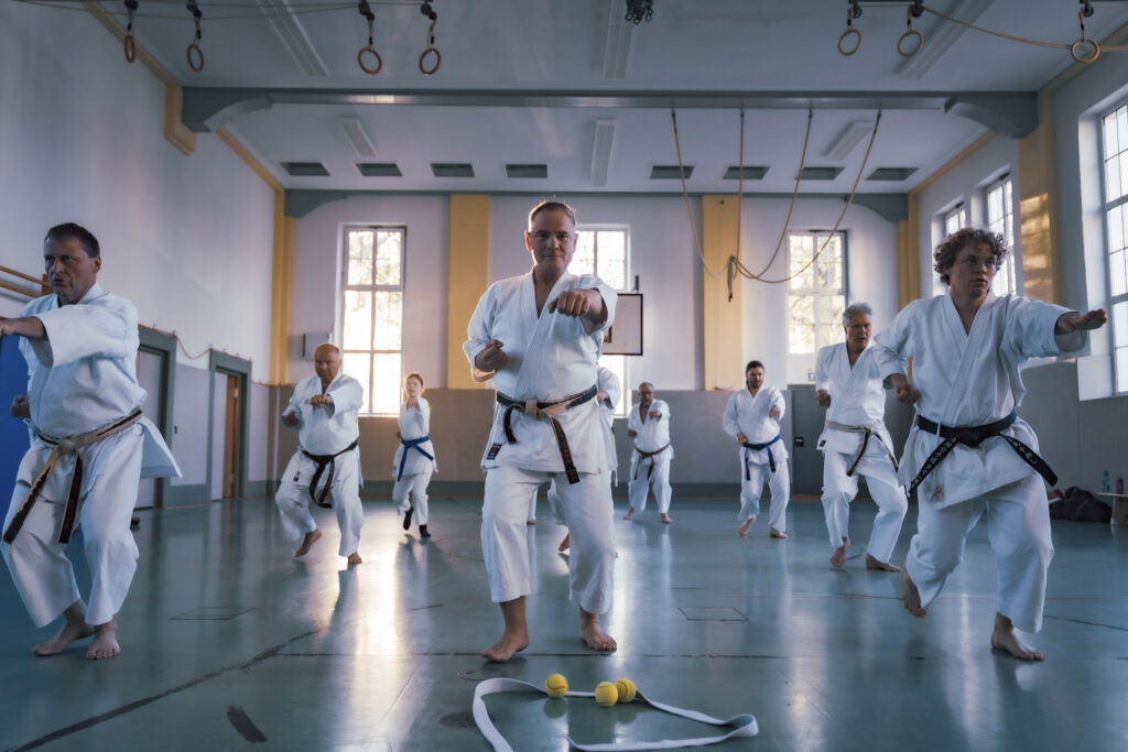 Training der BTS Karate-Abteilung