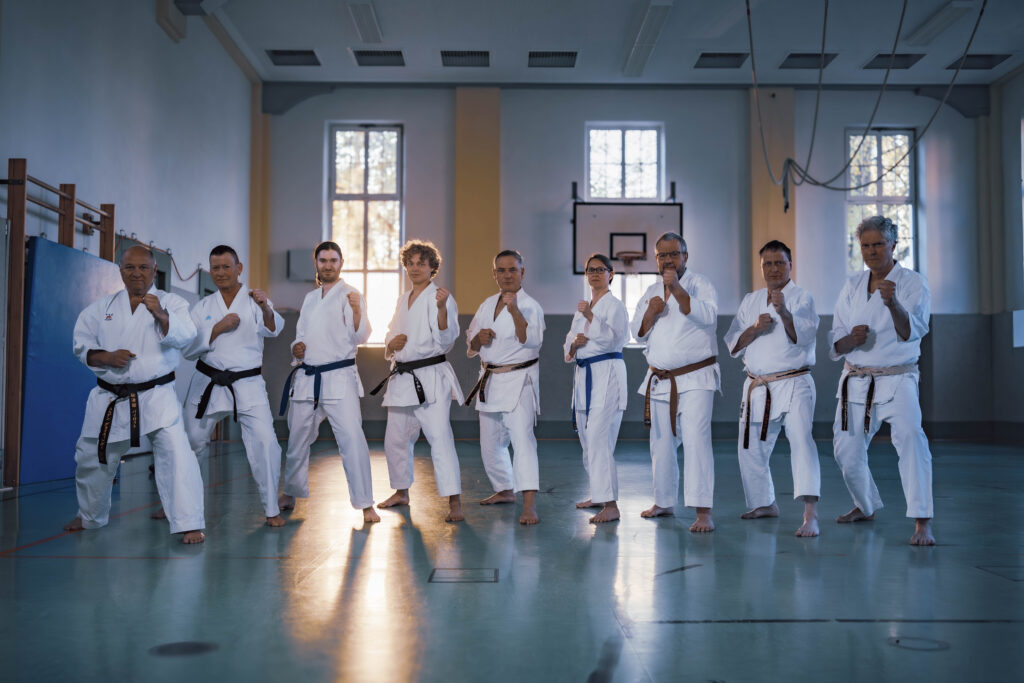 Training der BTS Karate-Abteilung