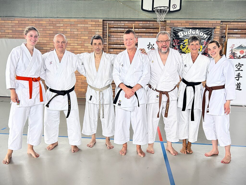 Training der BTS Karate-Abteilung